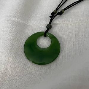 Authentic Circle Jade Necklace